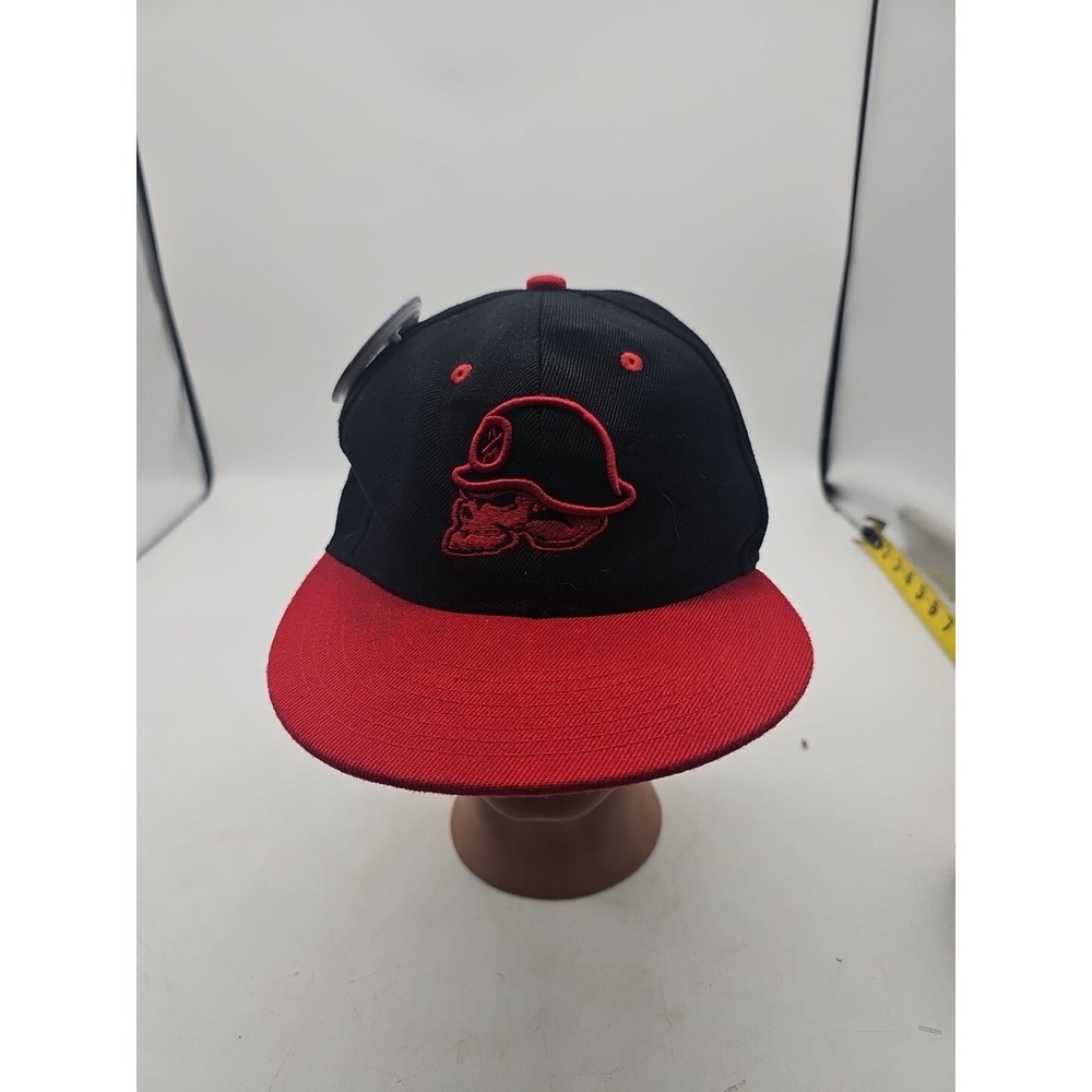 Metal Mulisha Hat flex fit black with red embroidery W/ YuGiOh Pin
